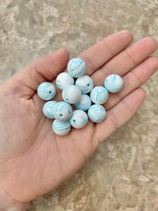 #63 Solid Turquoise Marble