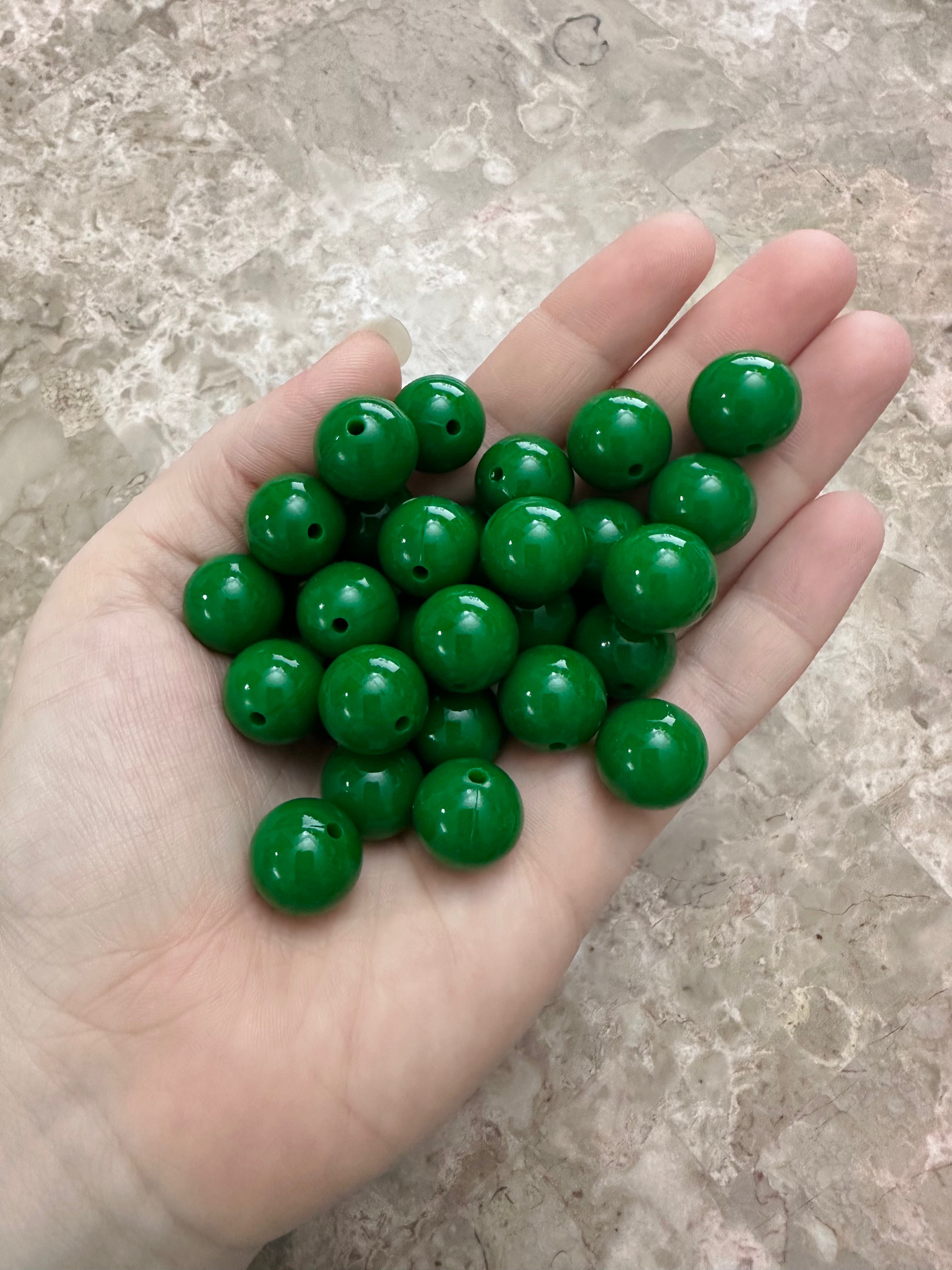 Mistletoe Custom Custom Mistletoe Liquid Shiny 15mm Bead – Delilica